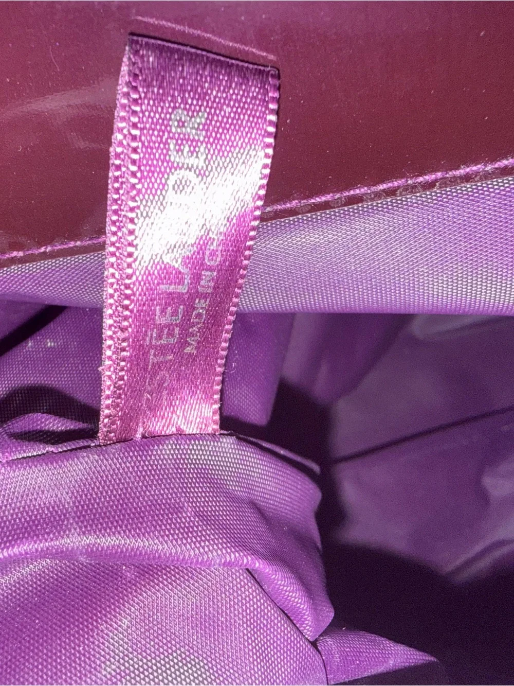 Estee Lauder Deep Purple Large Tote Weekender Overnight Travel Bag